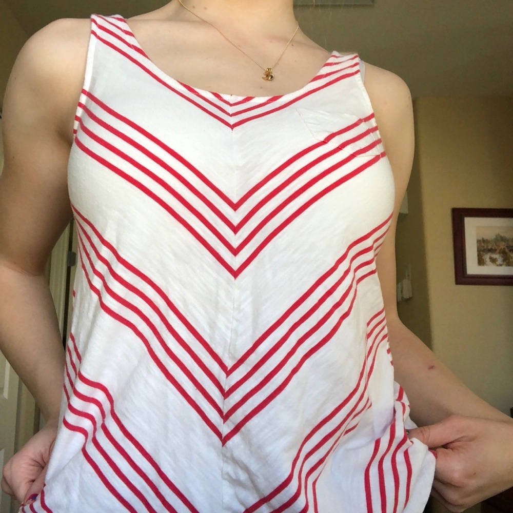 striped tank top